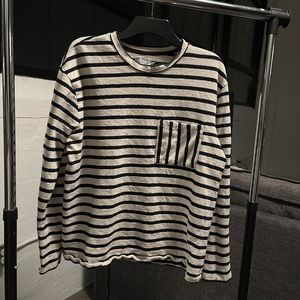 Topman striped long sleeve shirt